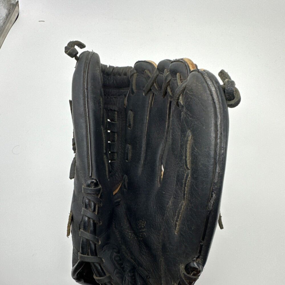 Rawlings Gold Glove Series PRO-115B 11.5" Leather Baseball Glove Black Tan - Picture 9 of 12